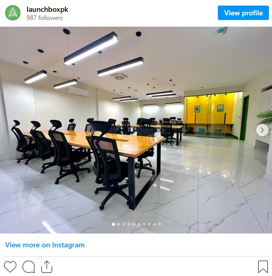 Launchbox coworking space lahore